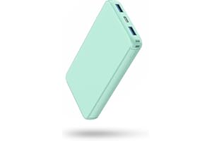 VANYUST S22 Portable Charger, Mini Colorful Power Bank, 5000mAh External Battery Pack Compatible with iPhone 15/14/13/12/11/X All Series and Android Phone, Green