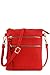 Functional Multi Pocket Crossbody Bag (Tomato Red)