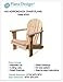 Child Adirondack Chair Woodworking Plans, Full Sized Patterns, #ODF21