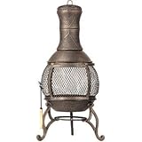 Deckmate Corona Outdoor Chimenea Fireplace Model 30075