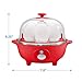 Elite Gourmet Easy Electric 7 Egg Capacity Cooker, Poacher, Omelet Maker, Scrambled, Soft, Medium, Hard Boiled with Auto Shut-Off and Buzzer, BPA Free
