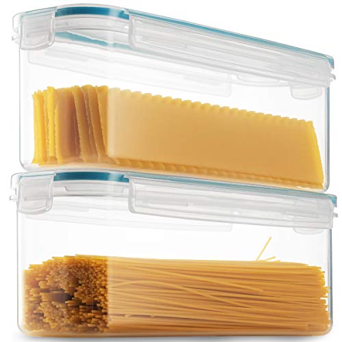 Komax Biokips Pasta Storage Containers w/Locking Lids (Set of 2