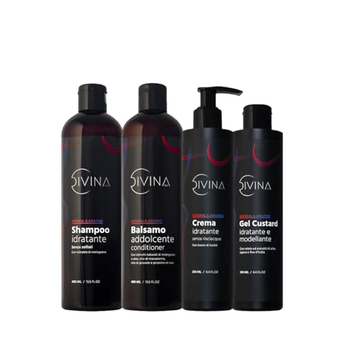 Natural & Amazing Afro Natural & Amazing Super Curly, Wavy, Curly, Smoothing Defining Kit DIVINA BLK
