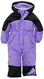 iXtreme Little Girls' One Piece Snowmobile Snowsuit, Purple, 2T