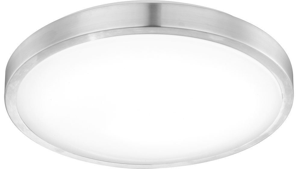 Globo 22 Watt 1 x LED Brushed Aluminium Robyn Ceiling Lamp, 41687