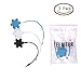 Teenitor 3.5mm headphone splitter, 3 Pieces Octopus 1 to 5 Stereo Audio 3.5 Headphone Splitter Adapter Converter Music Sharing Device Music Hub For All Devices.