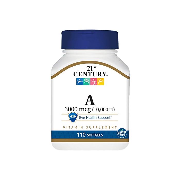 21st Century A 10, 000 I.U. Softgels, 110 Count
