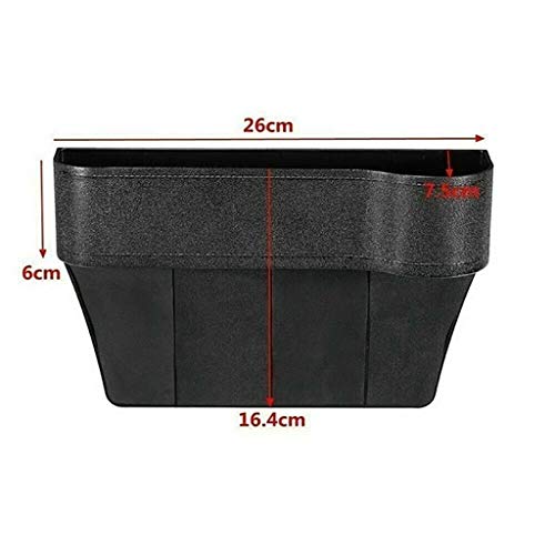 Radorock 2PC Car Seat Gap Storage Box,Console Side Organizer Multifunctional Box Car Seat Pocket Catcher Organizer - Thumbnail 7