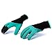 Garden Genie Gloves with Fingertips Uniex Claws Quick & Easy to Dig and Plant Without Hand Tools - As Seen On TV (Right&Left Handed)