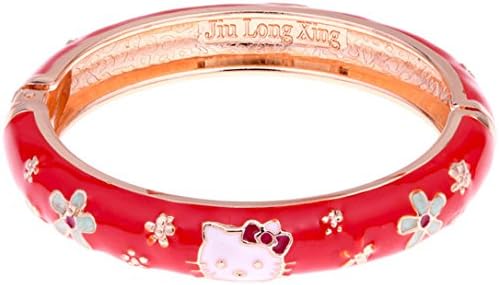 Enamel Girl Bangle Bracelet Charm hello kitty Bracelet for girls and boys children Jewelry