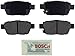 BOSCH BE1103 Blue Ceramic Disc Brake Pad Set - Compatible With Select Acura TL; Honda Ridgeline; REAR