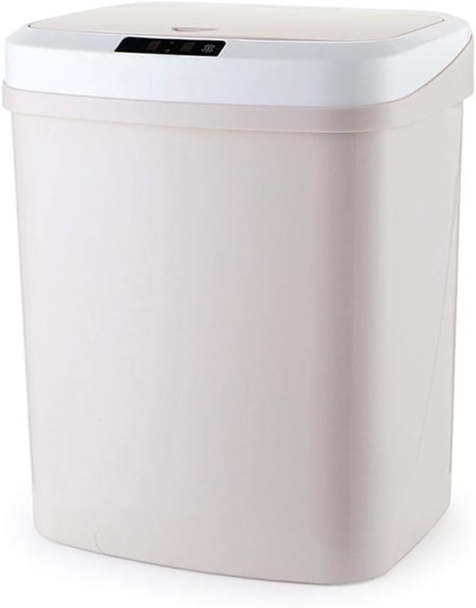 runnerequipment Adjustable Sensor Kitchen Trash Bin Automatic Touchless Infrared Motion Sensor Trash Can with Motion-Sensing Lid