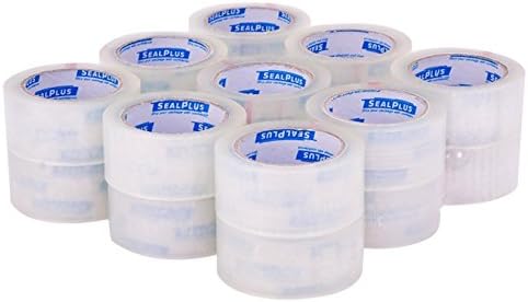 18 Rolls Clear Carton Sealing Packing Tape 1.9"x330FT Box Package Binding Warehouse Storage Shipping Durable And Lightweight Strong Adhesive Force Tensile Strength
