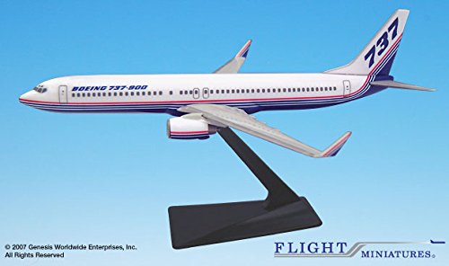 Flight Miniatures Boeing 737-900w with winglets House Colors 1981 Demo Livery 1:200 Scale Display Model