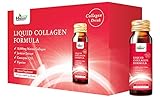 Heivy Liquid Collagen Supplement, Collagen Drink, Collagen Peptides, Hydrolyzed Marine Collagen,Glowing Hair Skin and Nails,10,000mg Marine Collagen,with Jasmine Extract Coenzyme Q10 Piperine, 1 Box