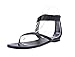 Womens Sandals Flat Ankle Buckle Gladiator Thong Flip Flop Casual Summer Shoes