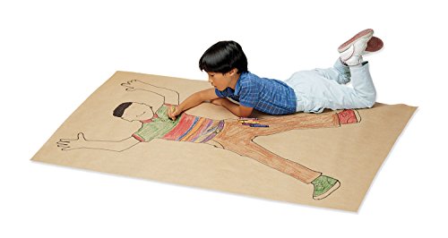 Pacon Natural Kraft Heavyweight Paper Roll, 4-Feet by 100-Feet (5851)