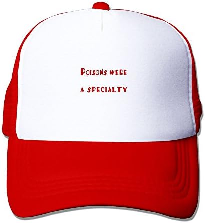 POISONS Were A Specialty Summer Passion Movement Summer Fashion Mesh Baseball Cap Adjustable Trucker Hats For Outdoor Sport Red