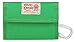 Rough Enough Green Canvas Boys Keychain Card Wallet for Kids Teen Coin Purse Pouch with Zipper Pocket Organizer and Carabiner Clip for Travel School Sport Outdoor Unique Christmas Thanksgiving Gifts