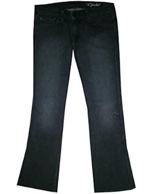7 For All Mankind Women''s DSCH JU130815A Black Grey Bootcut Denim Jeans