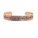 Accents Kingdom Magnetic Copper Therapy Bangle Cuff Golf Bracelet