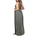 Women's Ruched Sleeveless Maternity Dress in Regular and Plus Sizes - Made in USA Olive