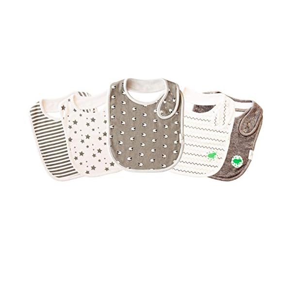 dribble bibs with plastic backing