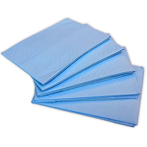 Disposable Highly Absorbent Underpads for Children, Adults and Pets | Non-Woven and Non-Skid Top Sheet | Soft, Diamond Patterned Incontinence Sheet (Pack of five underpads) - Thumbnail 5