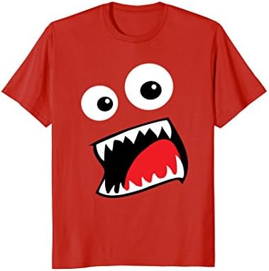 Mens Monster Halloween Costume Shirt Funny Matching Couple Group Large Red