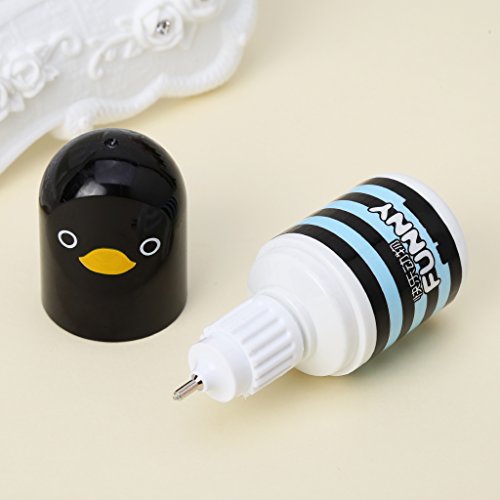 Seaskyer Mini Cartoon Pattern Design Cute Correction Fluid for School Supplies, Office Use,Home Use,Plastic Shell.