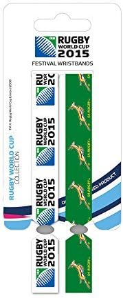Rugby World Cup 2015 Logo and South Africa Rugby Festival Wristband Set by Rugby World Cup 2015