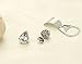 Fashion Women's Earrings White Swarovski Crystal Stone Titanium Steel Stud Earring Gift