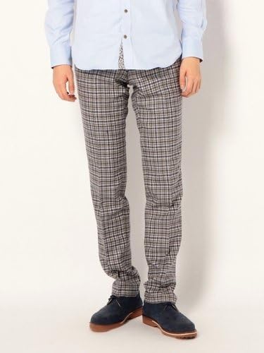 Amazon メイルアンドコー Male Co Angelicoウールグレーチェックセットアップスラックス グレー 07 3l ロングパンツ 通販