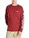 Columbia Men's Terminal Tackle Long Sleeve Fishing Shirt, Beet/White Logo, X-Large