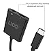 Pixel 2 Headphone Adapter, Liootech USB Type C to 3.5mm Audio Charge Jack with Chips Support Phone Call&PD Fast Charging Connector for Google Pixel 2/2 XL