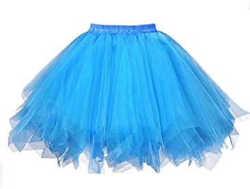 emondora Women's Tutu Tulle Petticoat Ballet Bubble Skirts Short Prom Dress up