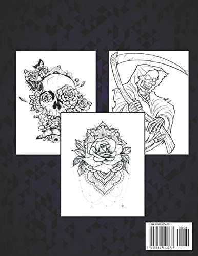 Tattoo 新着 大人の塗り絵 大人の塗り絵本タトゥー愛好家のための素晴らしい贈り物50片面タトゥー素晴らしい リラックスできる男性と女性のためのタトゥーのデザイン 29255 面タトゥ 1254 Arts Cengover Amazon Com Tr