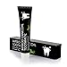 Bamboo Activated Charcoal Black Whitening Natural Stains Remover Toothpaste 3,7 Oz