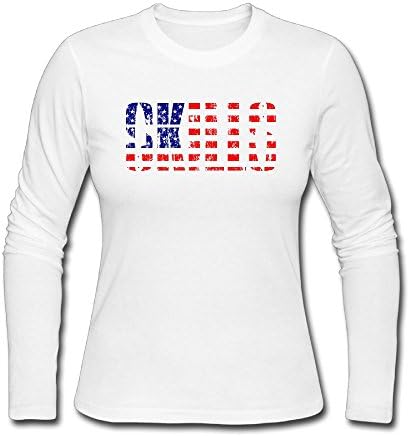 RUIZITS Womens Round-Neck O Neck Skills Long Sleeve Tee Nice