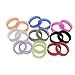 Longbeauty 30pcs/22pcs Colorful Silicone Gauges Plugs Double Flared Flexible Tunnels Ear Skin Stretcher Kit Piercing 3mm-25mm