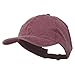Ladies Washed Cotton Ponytail Cap - Maroon