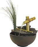 Alpine TT5136 Calming Bamboo Eternity Tabletop Fountain