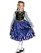 Girls Disney Frozen Anna Deluxe Costume, One Color, X-Small/3T-4T