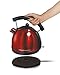 Hamilton Beach Electric Tea Kettle, Water Boiler & Heater, 1 L, Cordless, Auto-Shutoff and Boil-Dry Protection, Red Stainless Steel (40894)