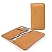 Dpark First Layer Cow Leather Protective Flip Wallet Case for Apple iPhone 6/6s/7/8 Plus 5.5