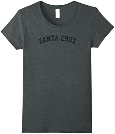 Womens Vintage Santa Cruz T Shirt Scrum Old Retro Sports Gift Tee Medium Dark Heather