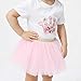 WGOODTECK Newborn Infant Baby Girls Super Soft Glitter Sparkle Tulle Tutu Skirt(0-12M,Pink)
