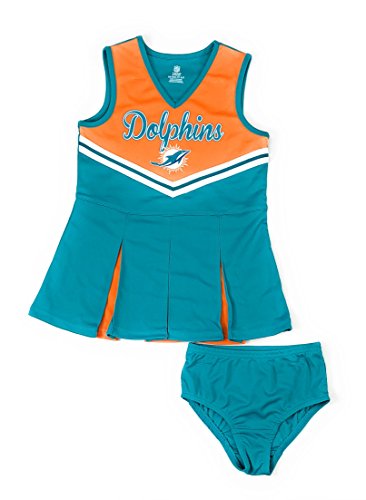 Outerstuff Miami Dolphins Football Girls Baby Doll Dress Clothing Apparel