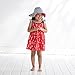 Gerber Baby Girls 3-Piece Sundress, Diaper Cover and Hat Set, Anchors, 18 Months