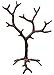 Solid Metal Jewelry Tree Display Stand / Decor Piece - Rustic Copper Finish